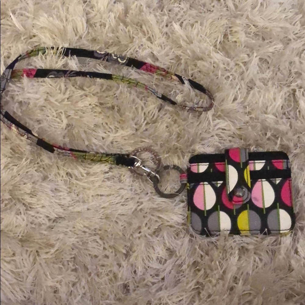 Vera Bradley Lanyard and ID Holder